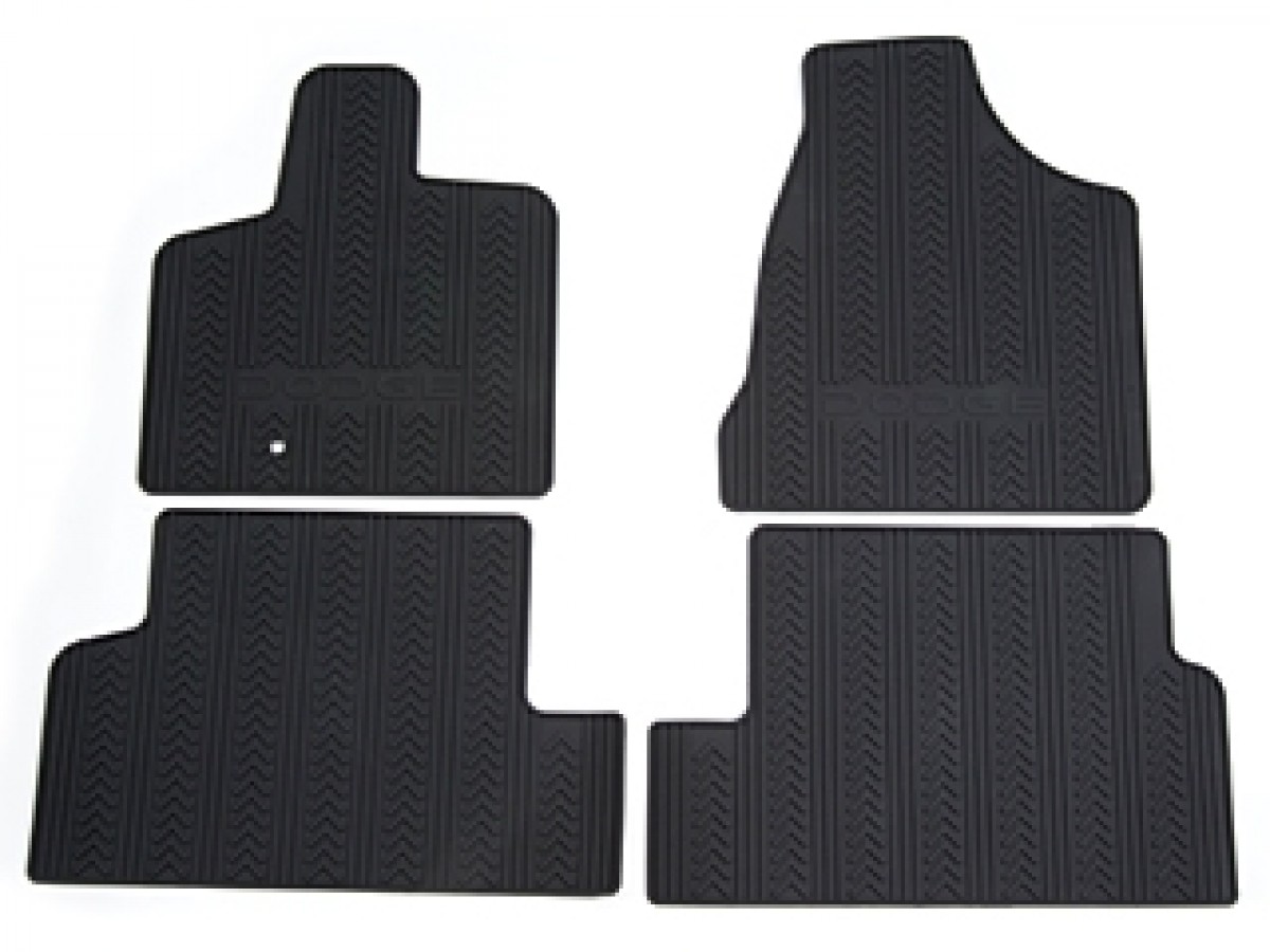 Genuine Mopar Rubber Floor Mats Swivel N Go Dark Slate Gray Part